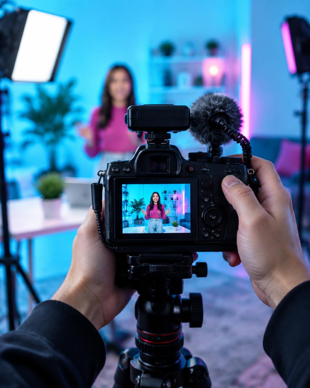 Ispirazione per la produzione di video social con camera professionale